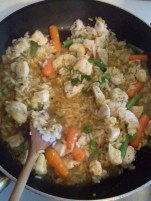 All ingredients in pan.