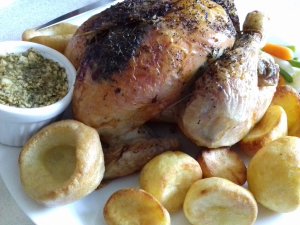 Roasted chicken